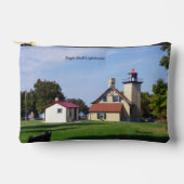 Eagle Bluff Lighthouse zipper bag アクセサリーポーチ (正面)