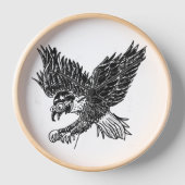 Eagle clock face 壁時計 (正面)