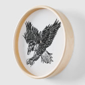 Eagle clock face 壁時計 (傾斜)
