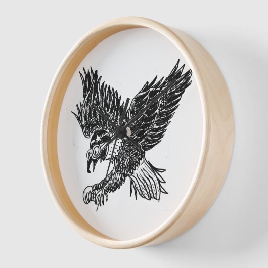 Eagle clock face 壁時計 (傾斜)