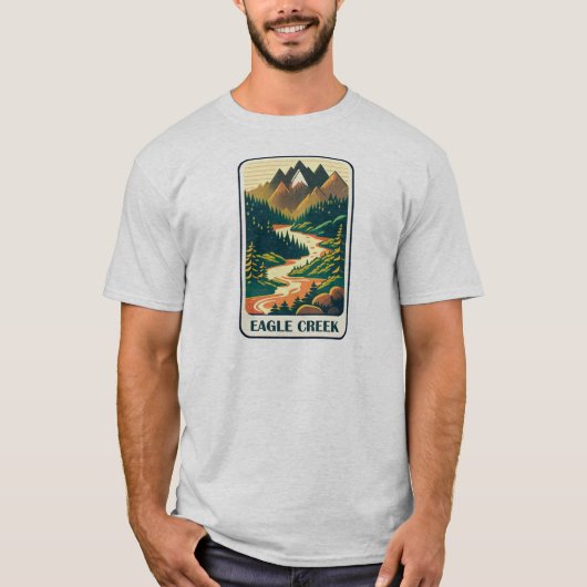 Eagle Creek Oregon Colors Tシャツ (正面)