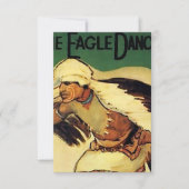 “Eagle Dancer” Western Art by Gerald Cassidy サンキューカード (正面)