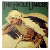 “Eagle Dancer” Western Art by Gerald Cassidy タイル (正面)