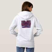 Eagle design women's sweatshirt パーカ (裏面フル)