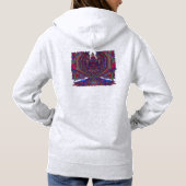 Eagle design women's sweatshirt パーカ (裏面)