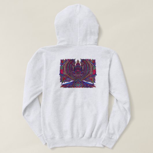 Eagle design women's sweatshirt パーカ (デザイン裏面)