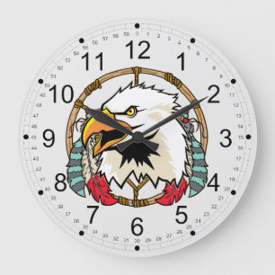 Eagle Dreamcatcher ラージ壁時計