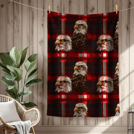 Eagle Embrace Blanket Stars & Stripes Tribute フリースブランケット