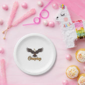 Eagle Envehes – 冒険、自由、インスピレーション ペーパープレート (パーティー)