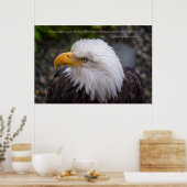Eagle Eternal Vigilance Liberty Quote ポスター (キッチン)