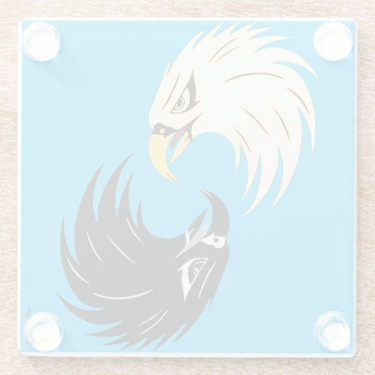 "Eagle Eye" コースター 青 (裏面)