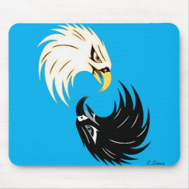 "Eagle Eye" マウスパッド - 青