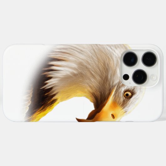 Eagle face  Case-Mate iPhoneケース (裏面 (横))