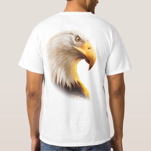 Eagle face  tシャツ (裏面)