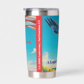 Eagle Flight Flag 1776–2026 Quarter-Millennium USA 保温保冷タンブラー (右面)