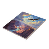 Eagle Flying over a Canyon タイル (側面)