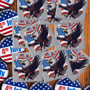 Eagle Freedomボタン 缶バッジ