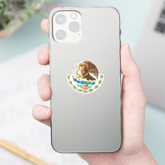Eagle From Mexican Flag シール (スマートフォン)