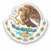 Eagle From Mexican Flag シール (正面)