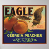 Eagle Georgia Peachesポスター ポスター (正面)
