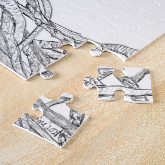 EAGLE HARRIET + M HOME STRONG TO A BIG EAGLE ジグソーパズル (側面)