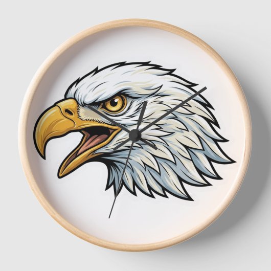 Eagle head designed wall watch 壁時計 (正面)