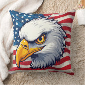 Eagle Head Graphic Tee – USA Pride Apparel クッション (ブランケット)