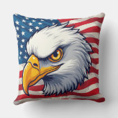 Eagle Head Graphic Tee – USA Pride Apparel クッション (裏面)