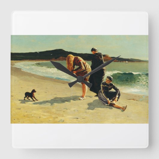 Eagle Head, Manchester, Massachusetts Fine Art  スクエア壁時計 (正面)