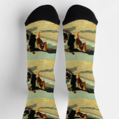 Eagle Head, Manchester, Massachusetts Fine Art  ソックス (上部)