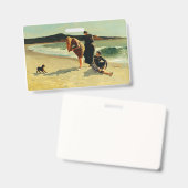 Eagle Head, Manchester, Massachusetts Fine Art  バッジ (正面＆裏面)