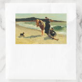 Eagle Head, Manchester, Massachusetts Fine Art  長方形シール (バッグ)