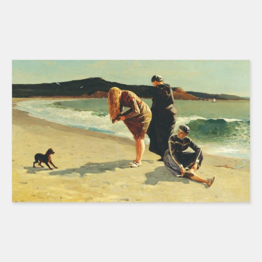 Eagle Head, Manchester, Massachusetts Fine Art  長方形シール (正面)