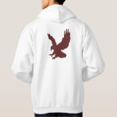 Eagle Hunter Quote Design パーカ (裏面)