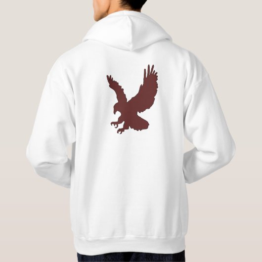Eagle Hunter Quote Design パーカ (裏面)
