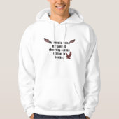Eagle Hunter Quote Design パーカ (正面)