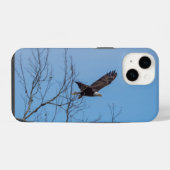 Eagle In Flight iPhoneケース iPhone 14ケース (裏面横)