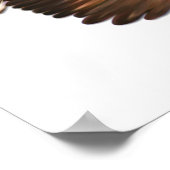 Eagle in Flight Wall Poster ポスター (角)