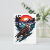 Eagle in the mountain インビテーションポストカード (スタンド正面)