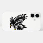 Eagle iPhone 16飛んでいるケース動物はっきりしたデザイン Case-Mate iPhoneケース (裏面 (横))
