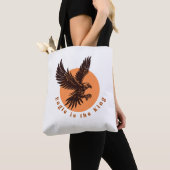 Eagle is the King Tote Bag - はっきりした Eagle Graphic トートバッグ (クローズアップ)