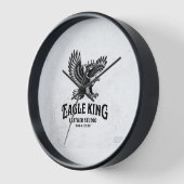 Eagle King Eagle時計用ロゴ 壁時計 (傾斜)