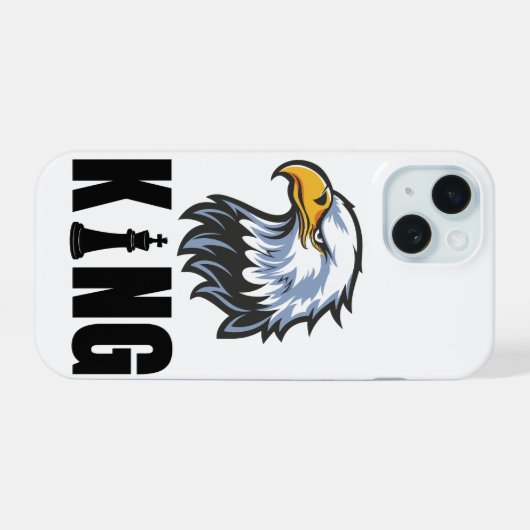 Eagle King iPhone 15 Pro Max Case 15ケース (裏面横)