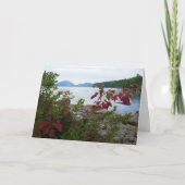 Eagle Lake and Red Maple Leaves II カード (正面)