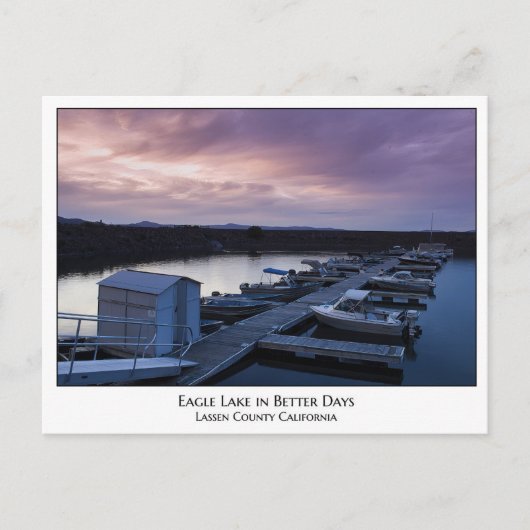 Eagle Lake in Better Days ポストカード (正面)