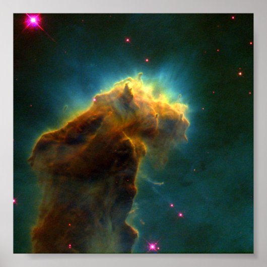 Eagle Nebula M16 Hubble ポスター (正面)