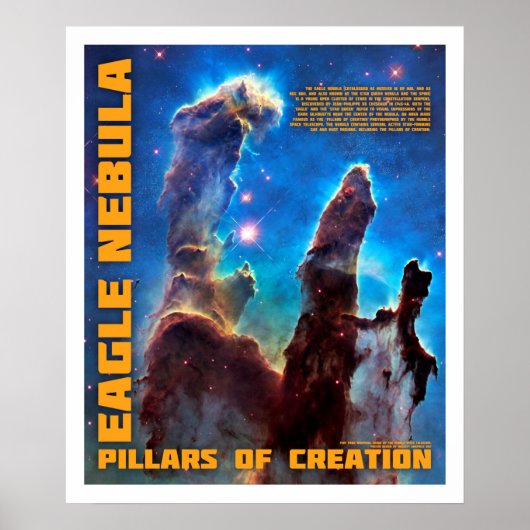 Eagle Nebula - Pillars of Creation ポスター (正面)