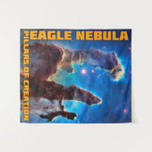 Eagle Nebula Pillars of Creation Medium タペストリー (正面(横))