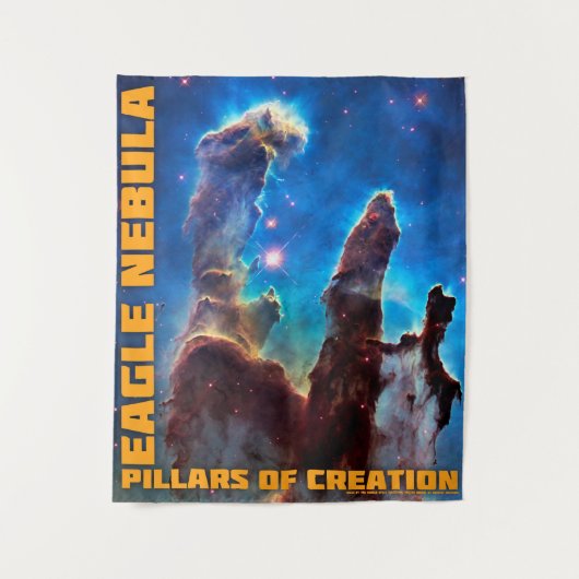 Eagle Nebula Pillars of Creation Medium タペストリー (正面)