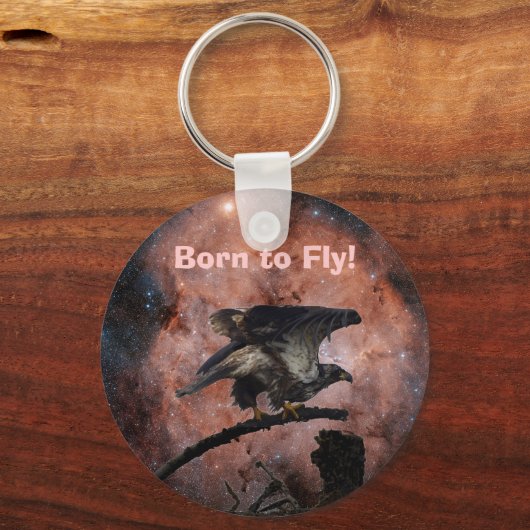Eagle & Outer Spaceギフト キーホルダー (正面)